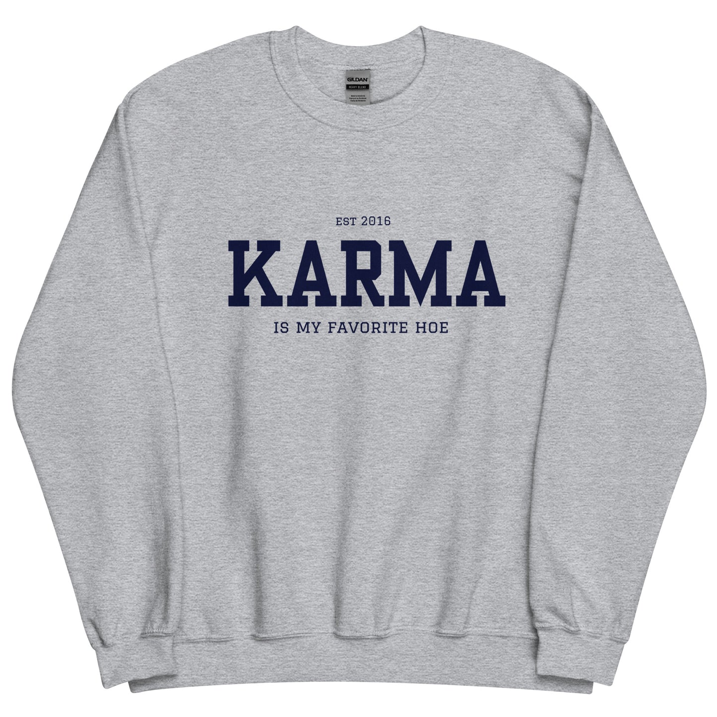 Navy Karma Crewneck