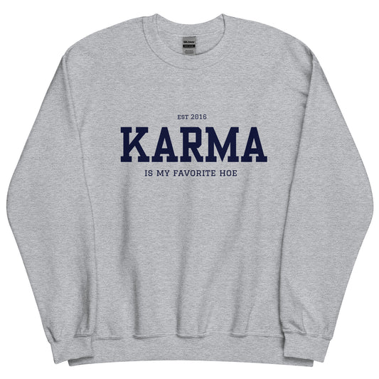 Navy Karma Crewneck