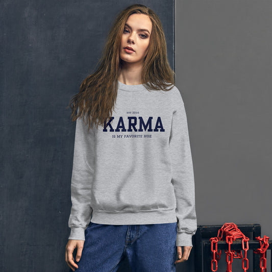 Navy Karma Crewneck